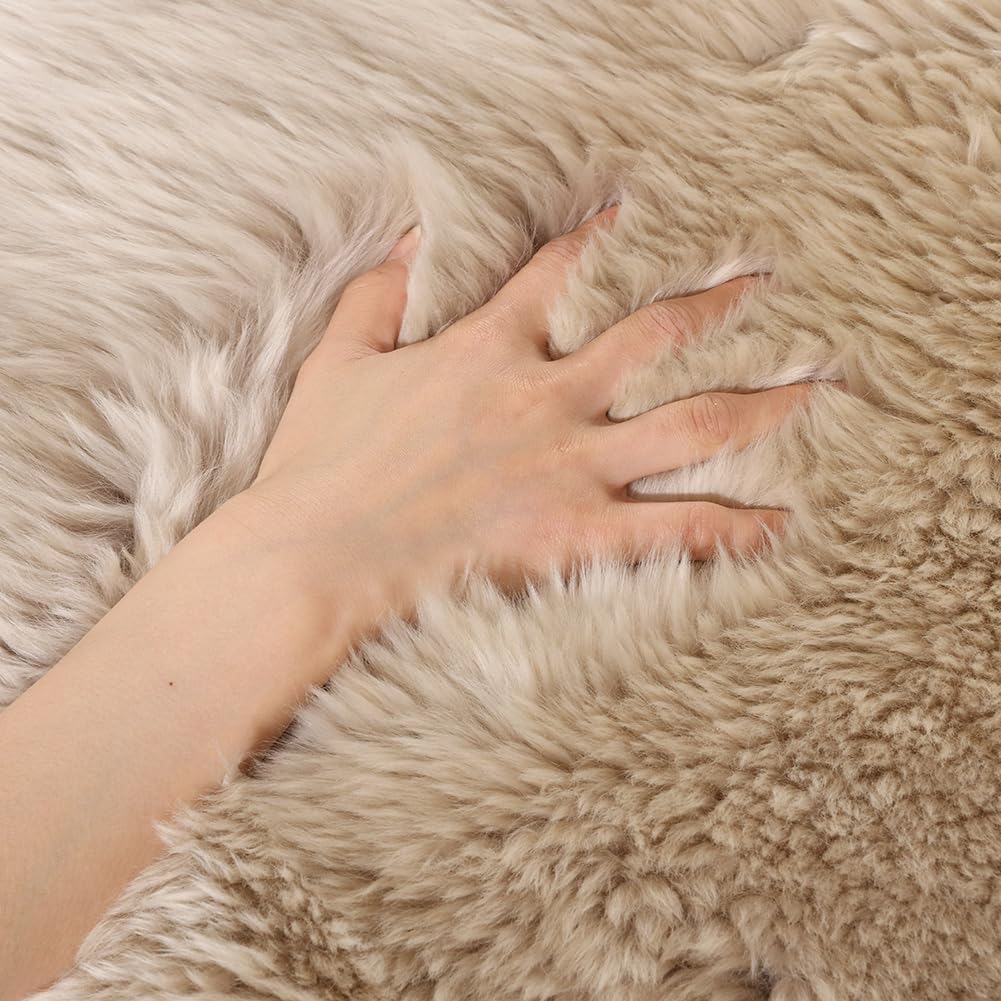 Sheepskin Throw Pillow 4 Sheepskin Throw Pillow - Image 4