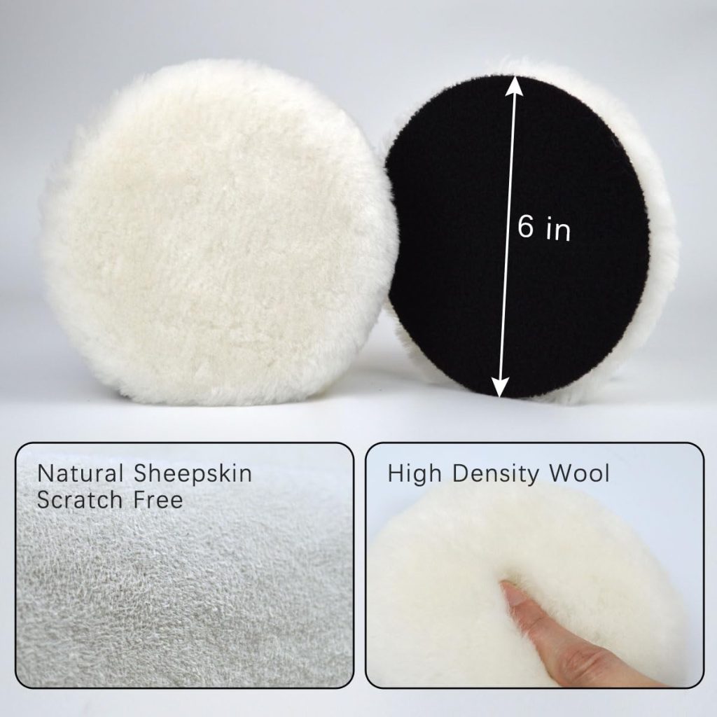 Wool Polishing Pads vs. Foam Polishing Pads: The Ultimate Choice Guide 3 Lambswool Polishing Pad
