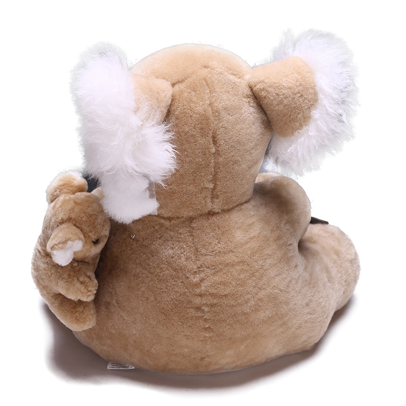 Bear Wool Stuffed Toy 3 Sheepskin Stuffed Animals