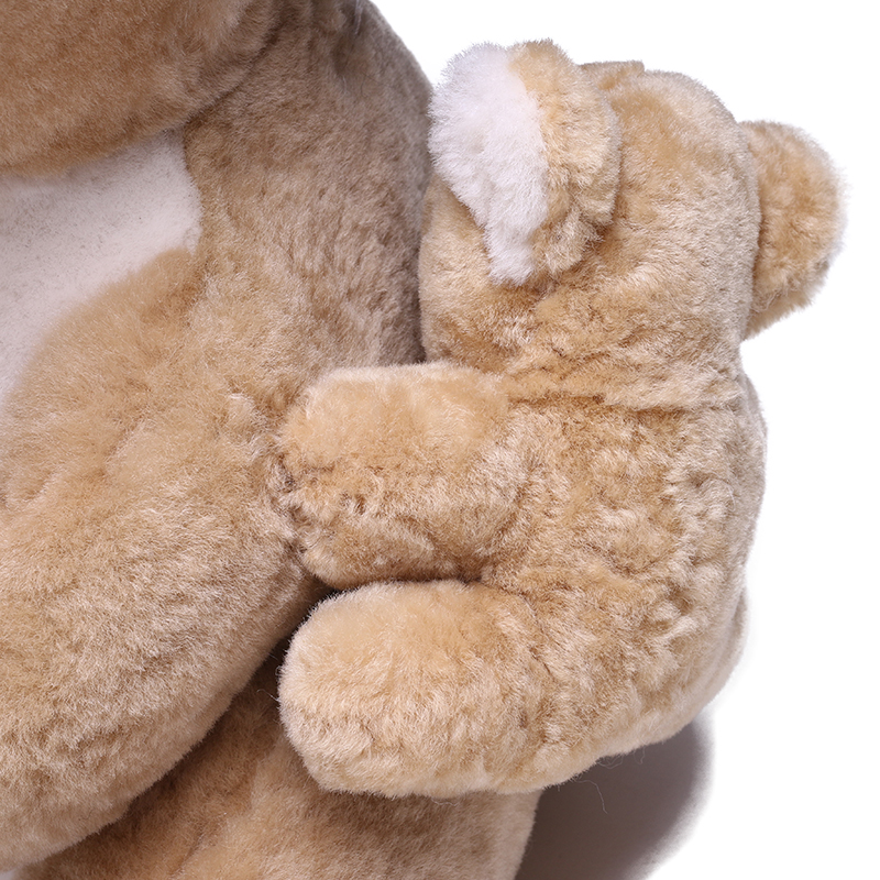 Bear Wool Stuffed Toy 4 Sheepskin Stuffed Animals
