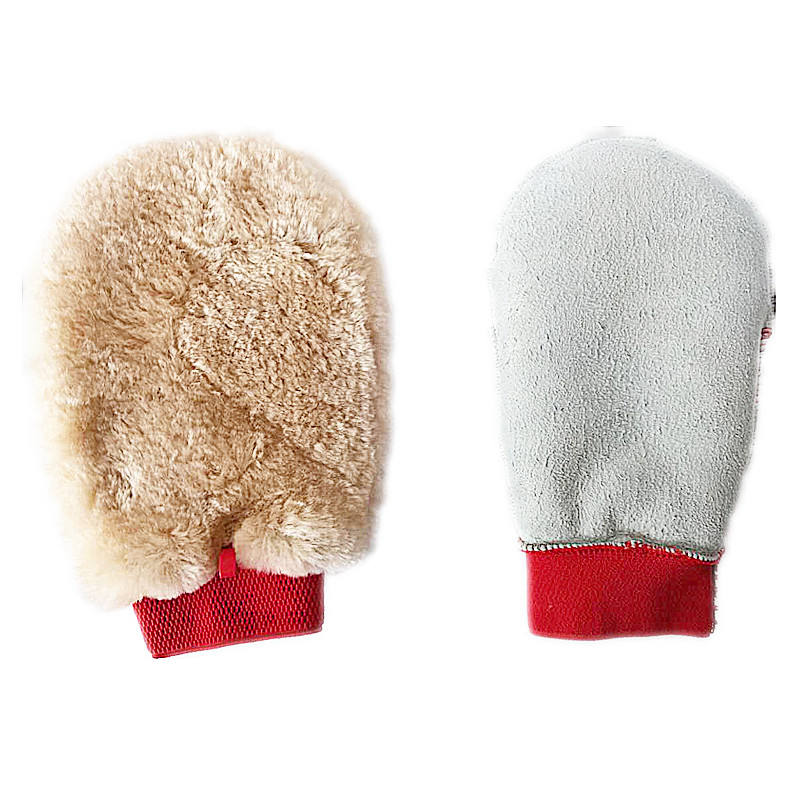 Sheepskin Car Wash Mitt 2 Sheepskin Car Wash Mitt