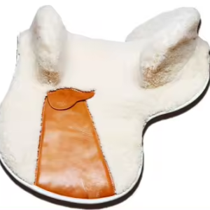 Sheepskin saddle