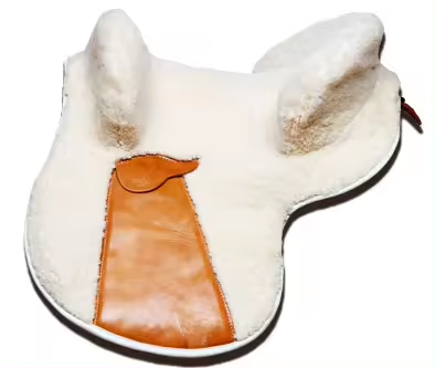 Sheepskin saddle