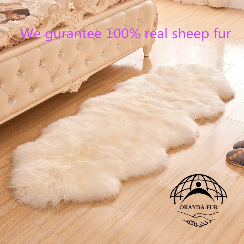 Double pelt sheepskin rug 1 Double pelt sheepskin rug