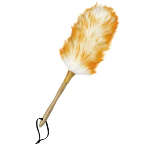 Our wool dusters are made from natural wool and feature a solid wood handle.