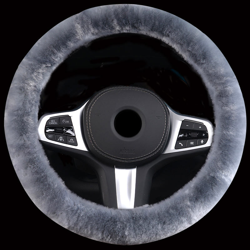 Sheepskin Steering Wheel Cover 4 Sheepskin Steering Wheel Cover - Image 4