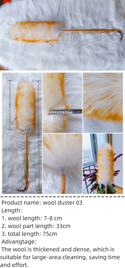 Lambswool Duster Car Cleaning Tool Australian Sheepskin Duster 3 详情 03 11