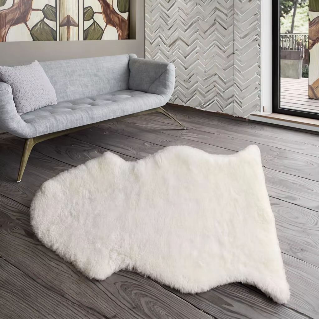 Sheepskin rug