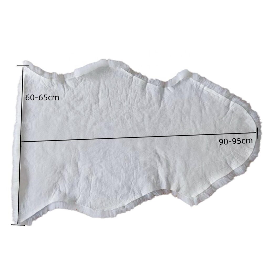 High-quality sheepskin rugs made in China, customizable and available for wholesale. 4 详情 04