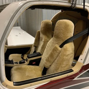 Premium aviation sheepskin pilot seat covers wholesale factory