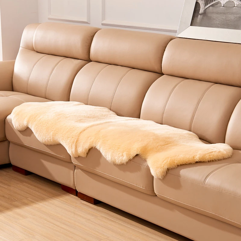 Double pelt sheepskin shearling rug 2 Double pelt sheepskin shearling rug - Image 2