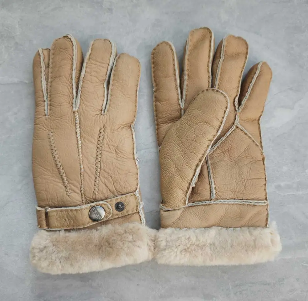 Sheepskin Gloves-Suede - Image 4