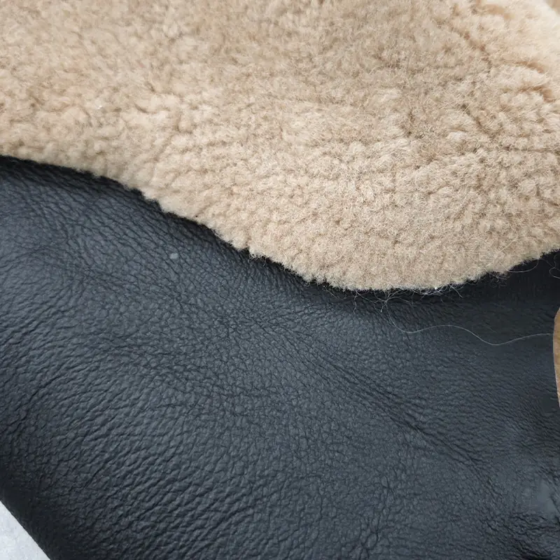 Double side sheepskin for jackets